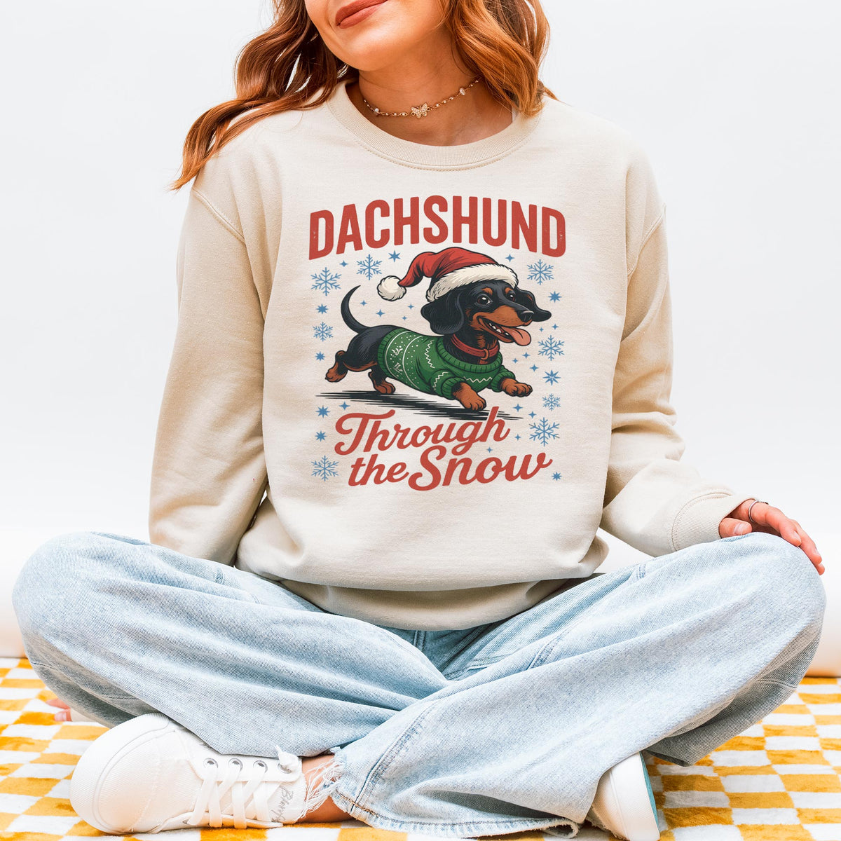 Funny Dachshund Christmas Sweatshirt