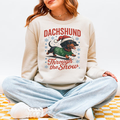 Funny Dachshund Christmas Sweatshirt