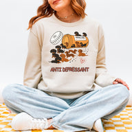 Wiener Dog Sausage Puppy Lover Antidepressants Dachshund Sweatshirt