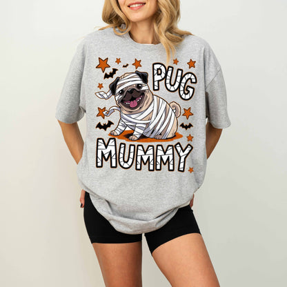 Pug Mummy Halloween Dog T-Shirt