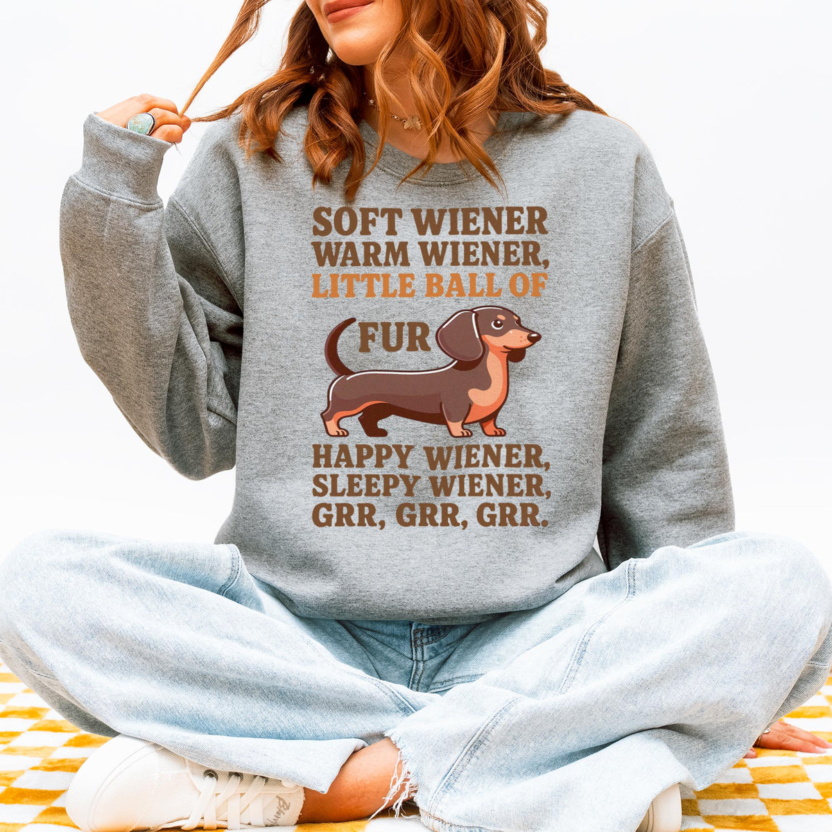 Soft Wiener Warm Wiener Dachshund Sweatshirt