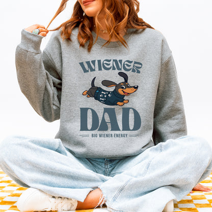 Wiener Dad Dachshund Sweatshirt Cute Doxie Lover Gift