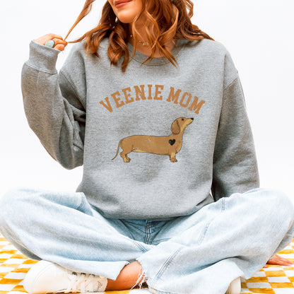 Veenie Mom Dachshund Mom Sweatshirt Pet Lover Gift