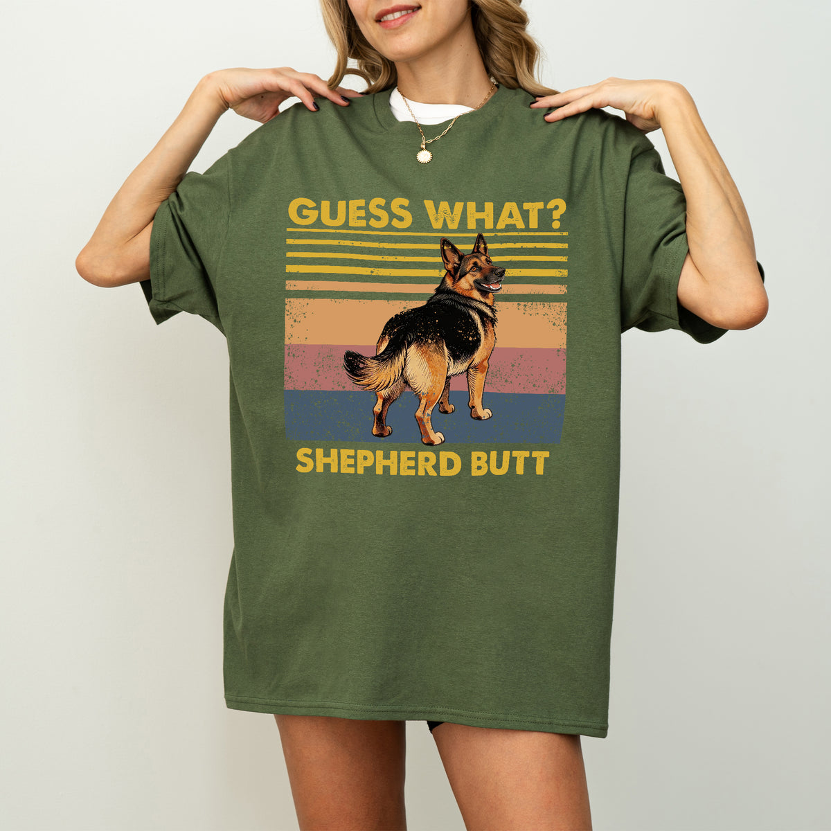 Guess What Shepherd Butt Shirt – Funny Dog Lover Gift