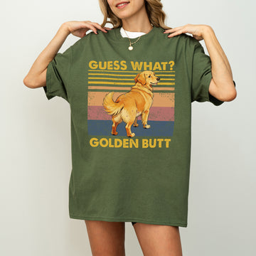 Guess What Retriever Butt Shirt – Funny Tee for Dog Lovers, Cute Gift