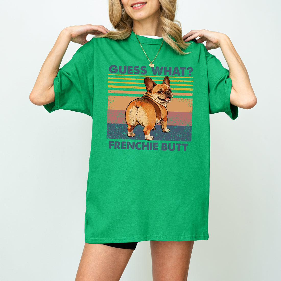 Guess What French Bulldog Butt Shirt – Funny Tee for Dog Lovers, Cute Gift
