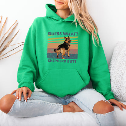 Guess What Shepherd Butt Hoodie – Funny Dog Lover Gift