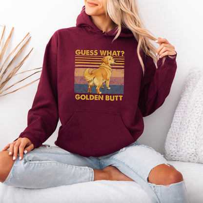 Guess What Retriever Butt Hoodie – Funny Dog Lover Gift