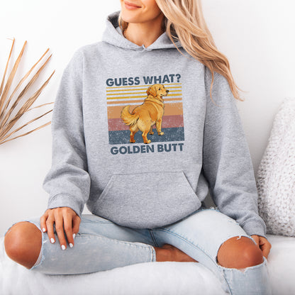 Guess What Retriever Butt Hoodie – Funny Dog Lover Gift