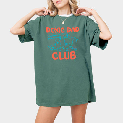 Doxie Dad Club Comfort Colors Dachshund Shirt