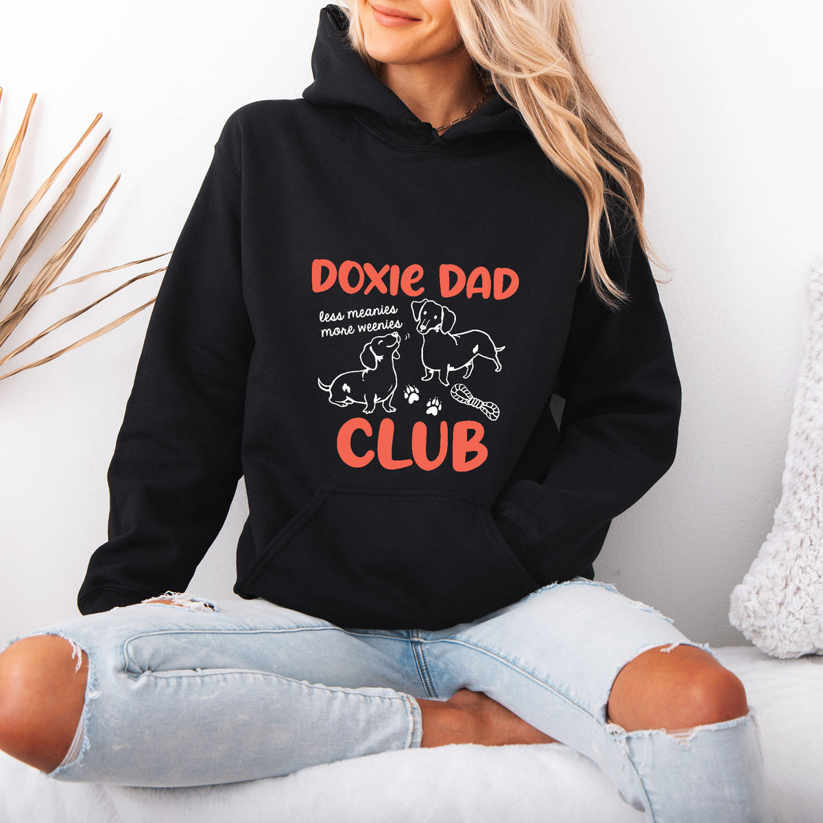 Doxie Dad Club Dachshund Hoodie