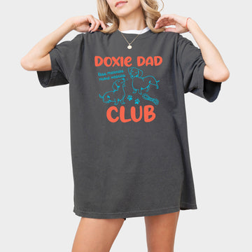 Doxie Dad Club Comfort Colors Dachshund Shirt