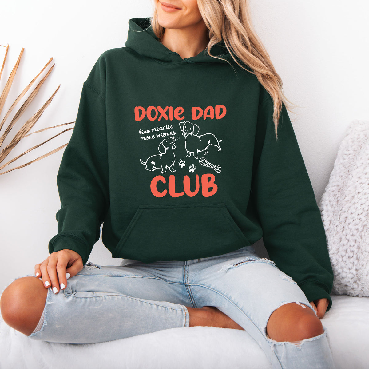 Doxie Dad Club Dachshund Hoodie