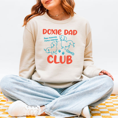Vintage Style Doxie Dad Club Sweatshirt