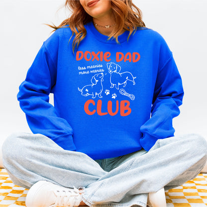 Vintage Style Doxie Dad Club Sweatshirt