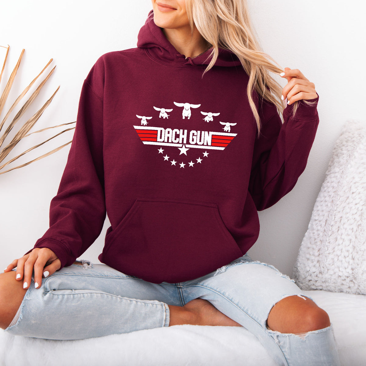 Top Dog Dachshund Hoodie – Dachshund Lover Gift