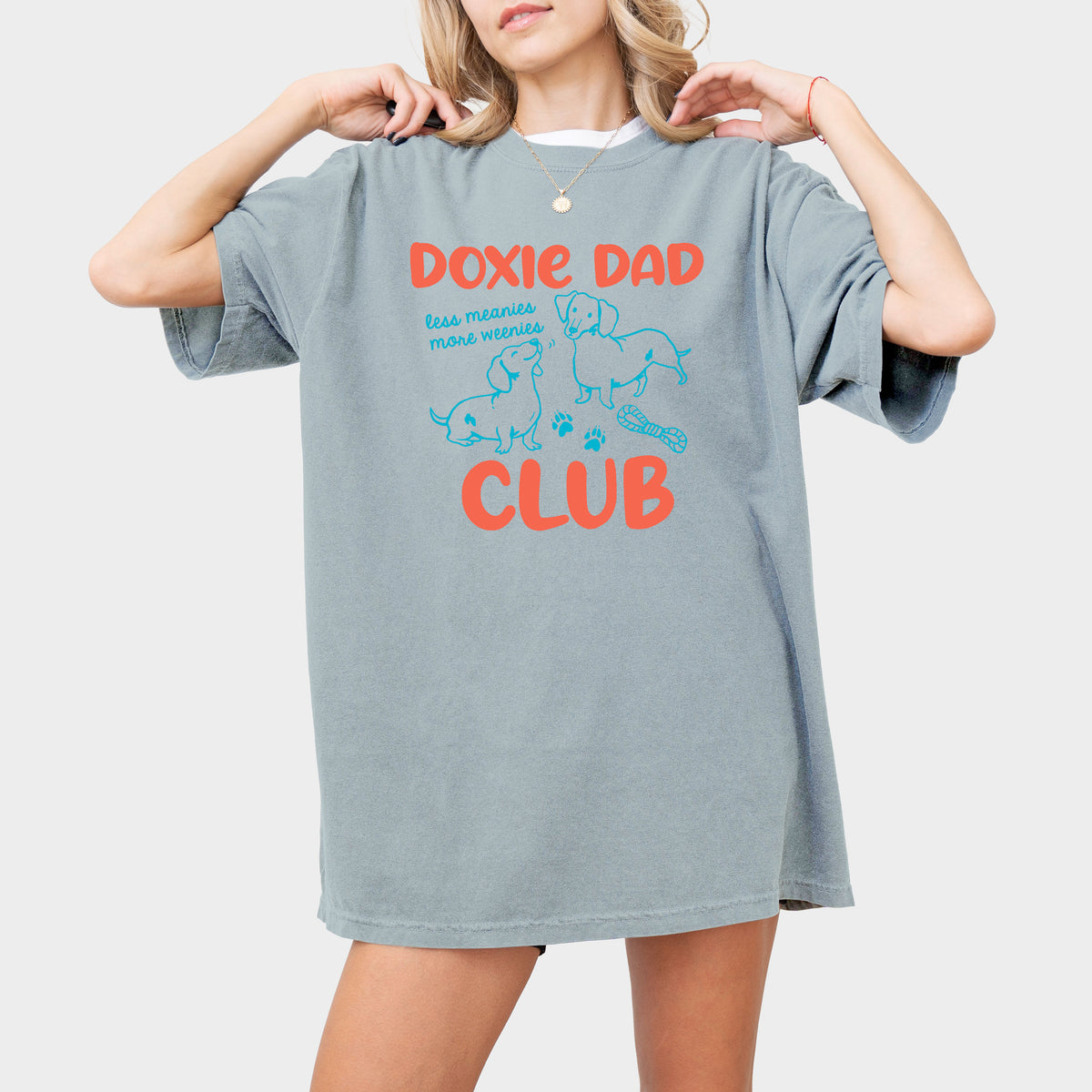 Doxie Dad Club Comfort Colors Dachshund Shirt