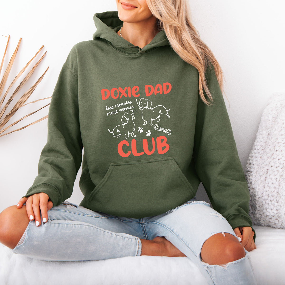 Doxie Dad Club Dachshund Hoodie