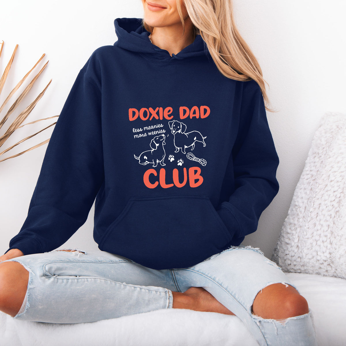 Doxie Dad Club Dachshund Hoodie