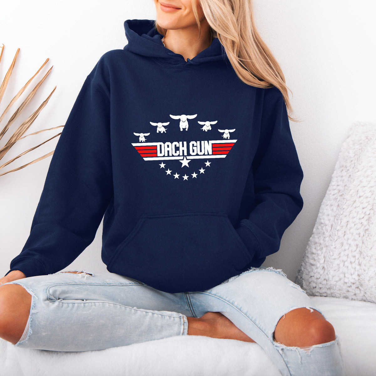 Top Dog Dachshund Hoodie – Dachshund Lover Gift
