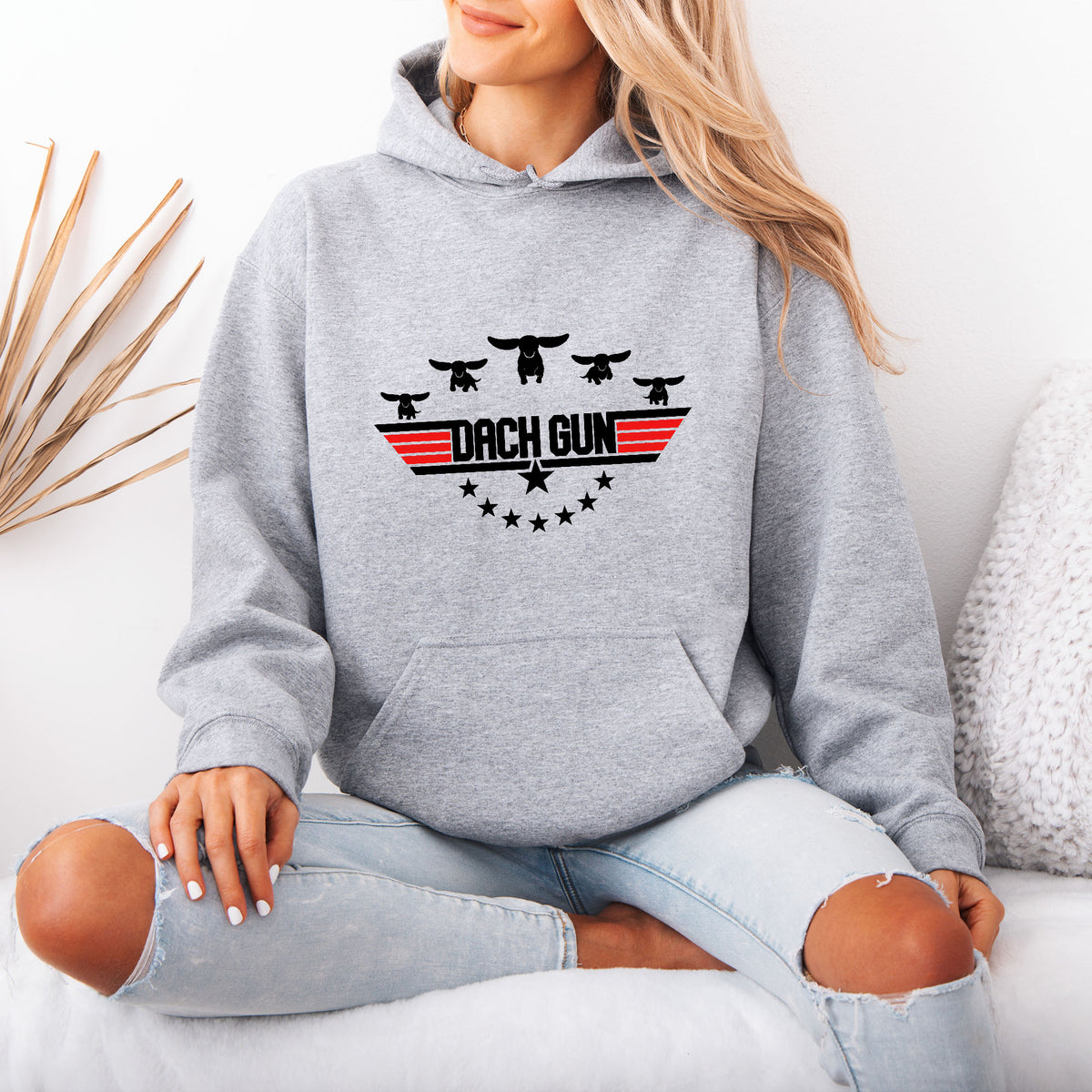 Top Dog Dachshund Hoodie – Dachshund Lover Gift