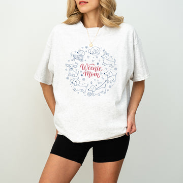 Weenie Mom T-Shirt, Shirt for Dachshund Mama, Doxie Mom Shirt, Funny Dachshund Shirt, Wiener Dog Shirt for Dachshund Owner, Gift for Dachshund