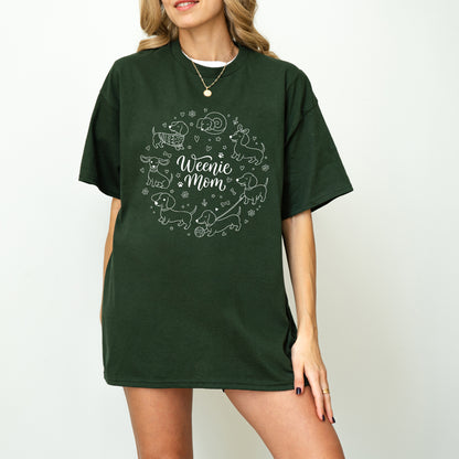 Comfort Colors Dachshund Mom Shirt - Best Gift for Doxie Mama