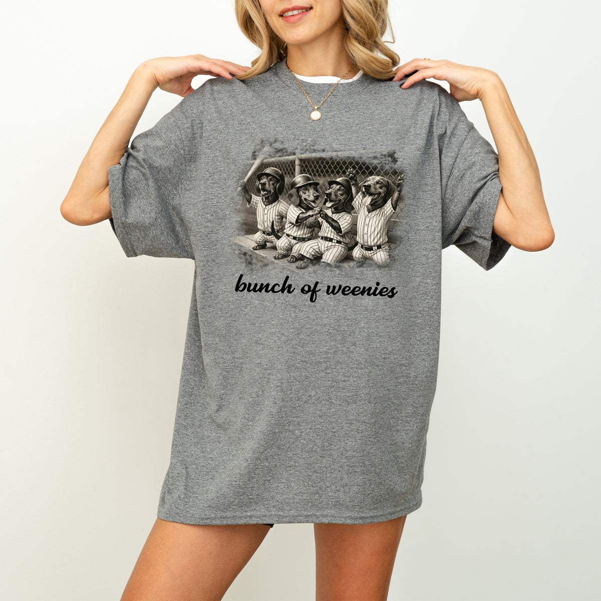 Bunch of Weenies Dachshund Baseball Shirt – Funny Doxie Tee