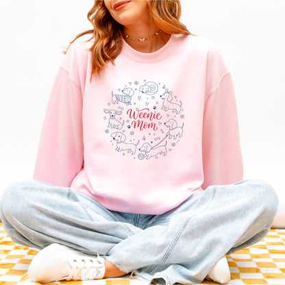 Weenie Mom Dachshund Sweatshirt – Funny Doxie Mom Gift