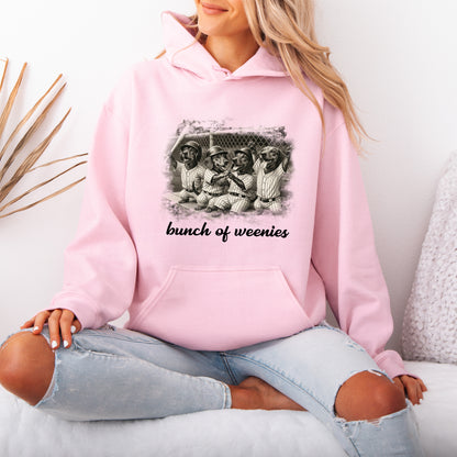 Funny Dachshund Baseball Hoodie Bunch of Weenies Dog Mom