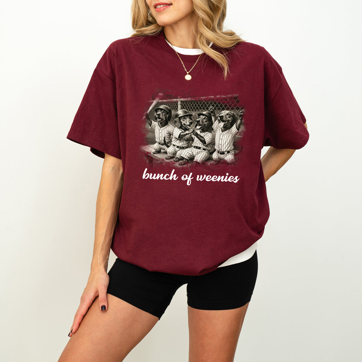 Bunch of Weenies Dachshund Baseball Shirt – Funny Doxie Tee