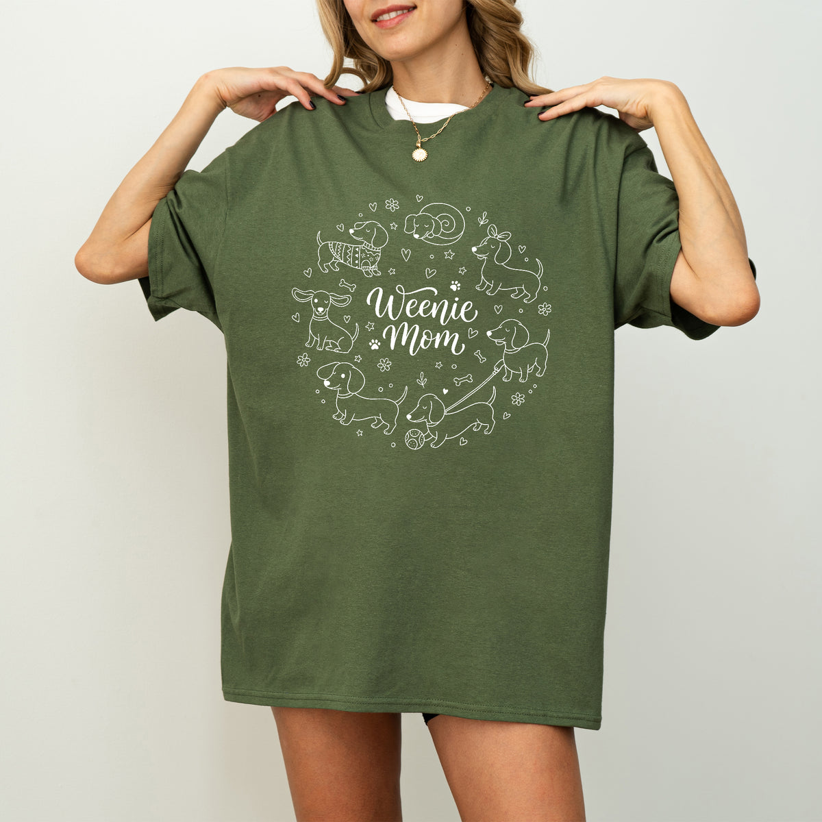 Comfort Colors Dachshund Mom Shirt - Best Gift for Doxie Mama