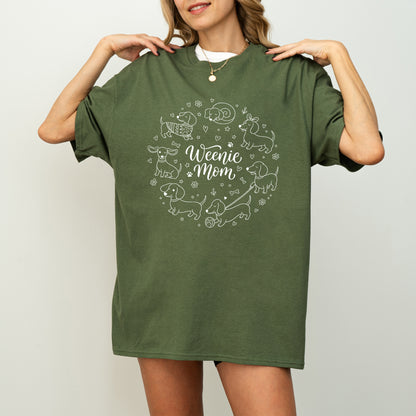 Comfort Colors Dachshund Mom Shirt - Best Gift for Doxie Mama