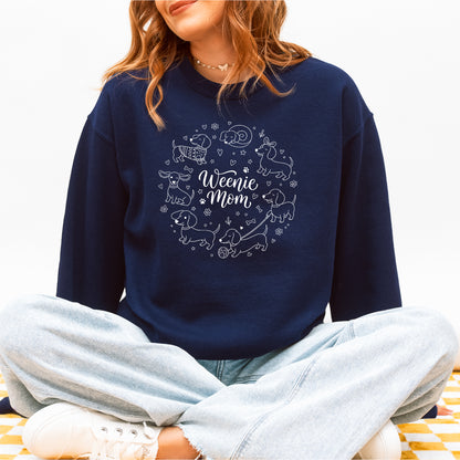 Weenie Mom Dachshund Sweatshirt – Funny Doxie Mom Gift