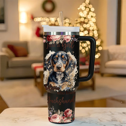 Just A Girl Who Loves Dachshund Tumbler – Personalized Gift