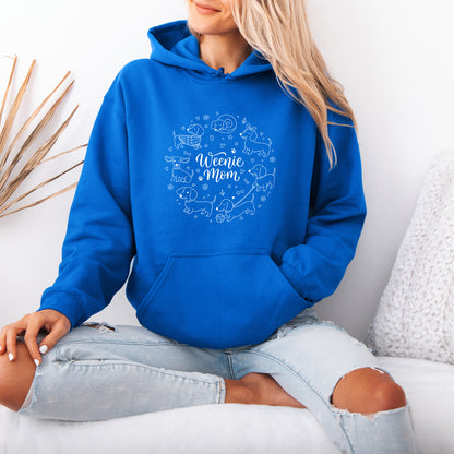 Weenie Mom Dachshund Hoodie – Funny Doxie Mom Gift