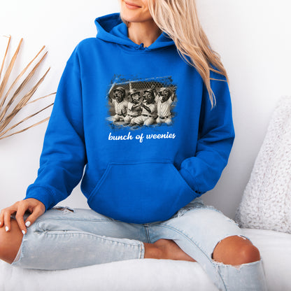 Funny Dachshund Baseball Hoodie Bunch of Weenies Dog Mom