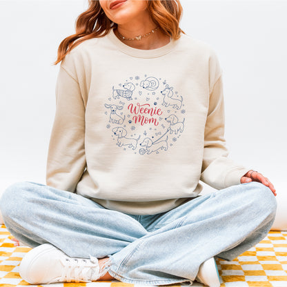 Weenie Mom Dachshund Sweatshirt – Funny Doxie Mom Gift