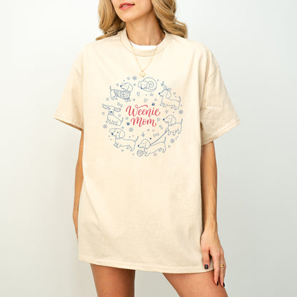 Comfort Colors Dachshund Mom Shirt - Best Gift for Doxie Mama