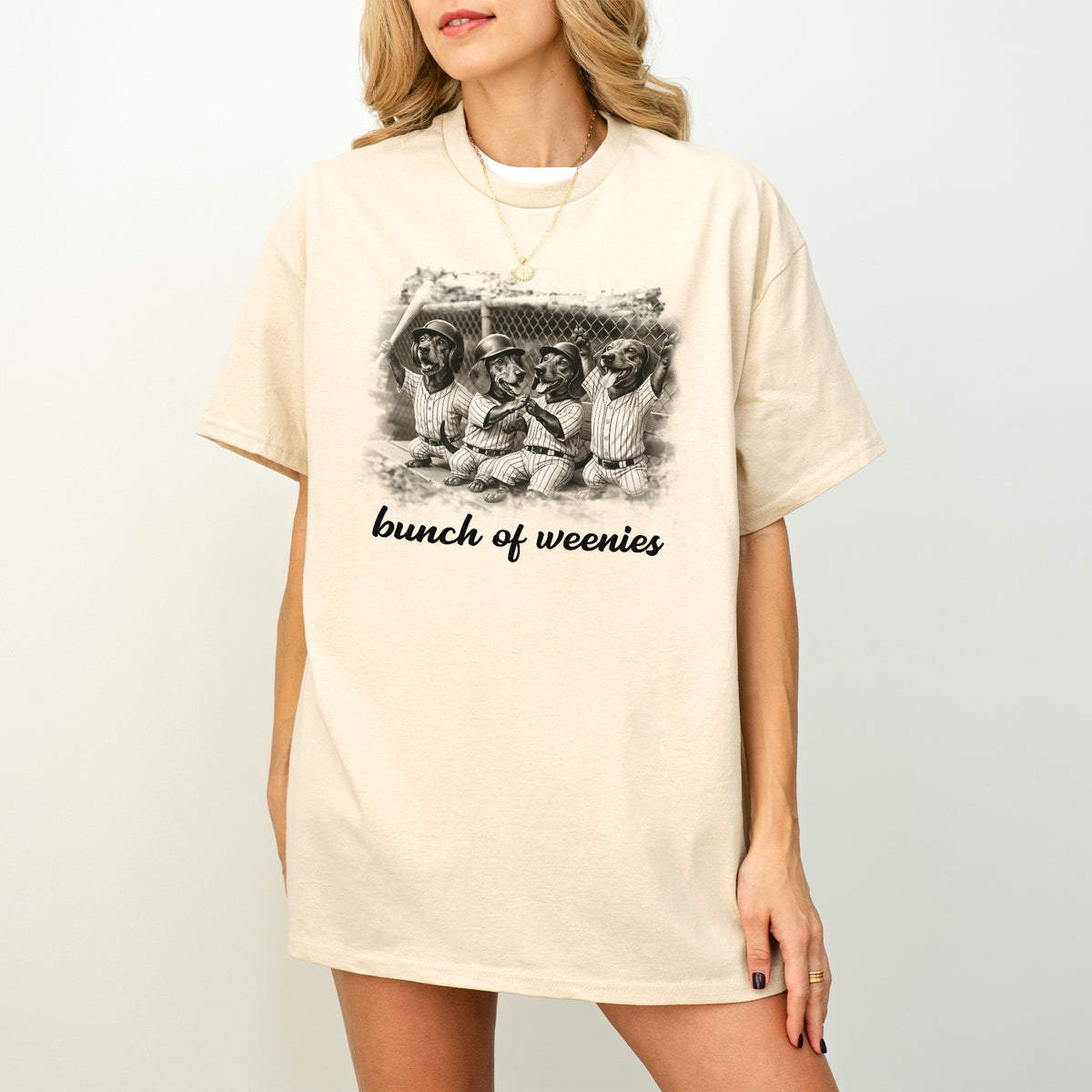 Bunch of Weenies Dachshund Baseball Shirt – Funny Doxie Tee