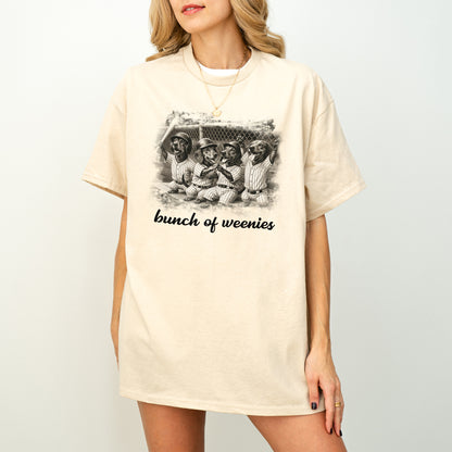 Bunch of Weenies Dachshund Baseball Shirt – Funny Doxie Tee