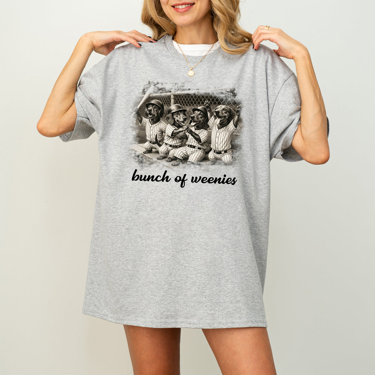 Bunch of Weenies Dachshund Baseball Shirt – Funny Doxie Tee