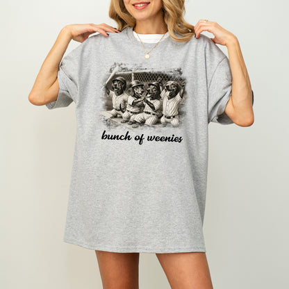 Bunch of Weenies Dachshund Baseball Shirt – Funny Doxie Tee