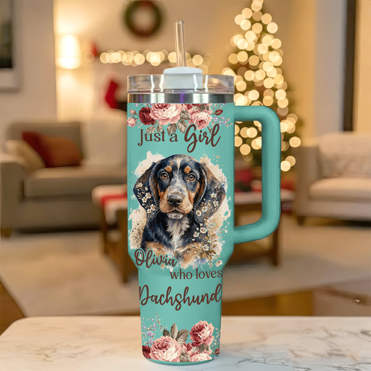 Just A Girl Who Loves Dachshund Tumbler – Personalized Gift