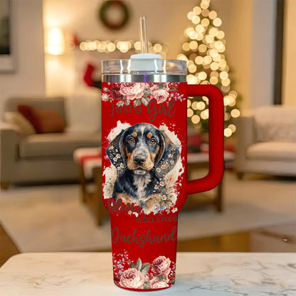 Just A Girl Who Loves Dachshund Tumbler – Personalized Gift