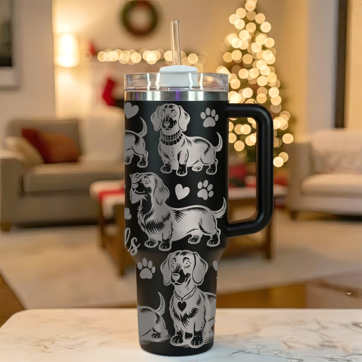 Life Is Better With Dachshunds 40oz Tumbler – Doxie Mom Gift