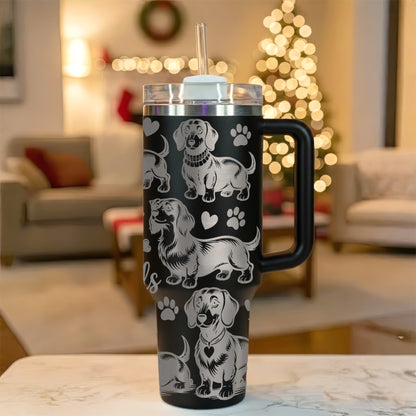 Life Is Better With Dachshunds 40oz Tumbler – Doxie Mom Gift