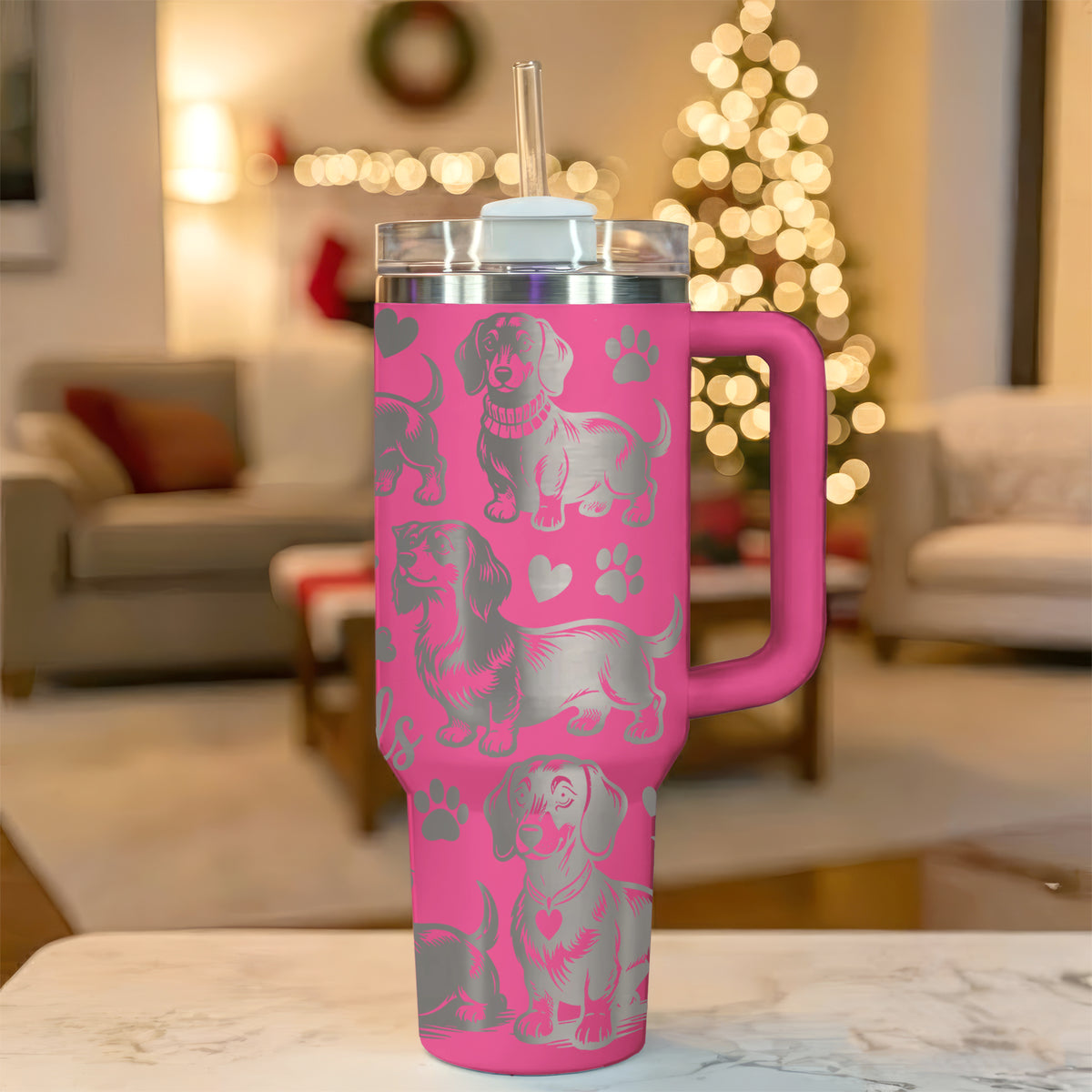 Life Is Better With Dachshunds 40oz Tumbler – Doxie Mom Gift