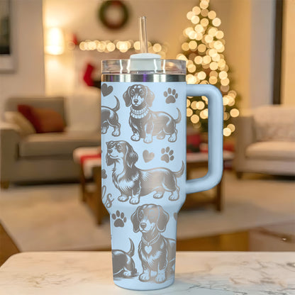 Life Is Better With Dachshunds 40oz Tumbler – Doxie Mom Gift