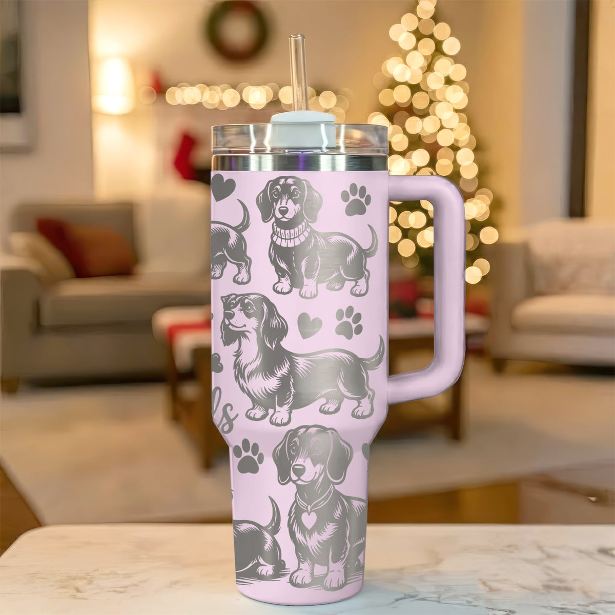 Life Is Better With Dachshunds 40oz Tumbler – Doxie Mom Gift